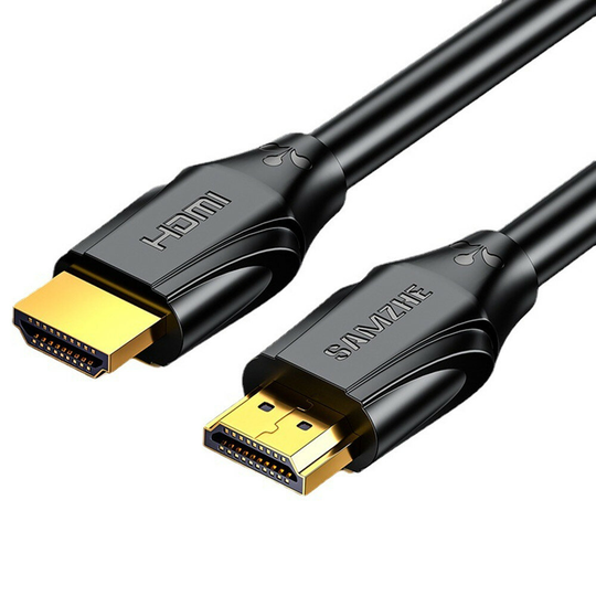 SAMZHE 1,5/2m HDMI -kabel Ljudvideoadapter Kabelkontakter HD -kabel 8K@60Hz spel för dator bärbar dator till TV -skärm