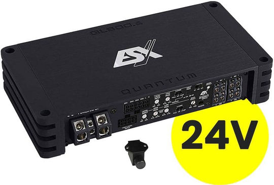 ESX Audio Quantum QL600.4 4-kanavainen vahvistin, 24V
