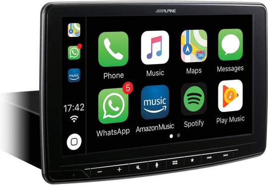 Alpine ILX-F903D 9" soitin 1DIN rungolla