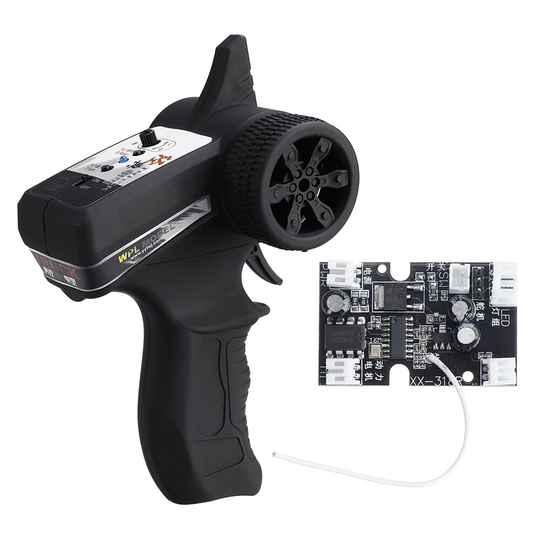 WPL Original 2,4 GHz RC Radiosändare Stöd Hög Låg Hastighet Justering med RC Mottagare delar för WPL D12 RC Bil Fordon