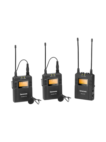 Saramonic uwmic9 langaton mikrofonisetti (tx9 + tx9 + rx9)