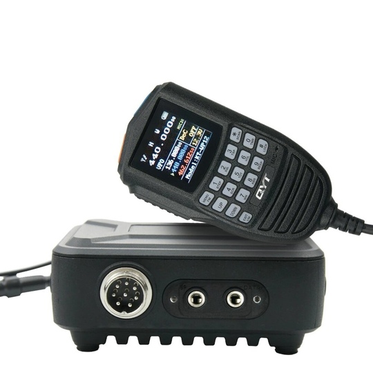KT-WP12 25W 200 kanaler Mini mobilradio VHF UHF dubbelband bilskinkradiotransceiver