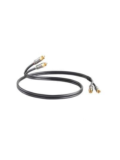 Qed performance audio graphite 2rca-2rca, 1m