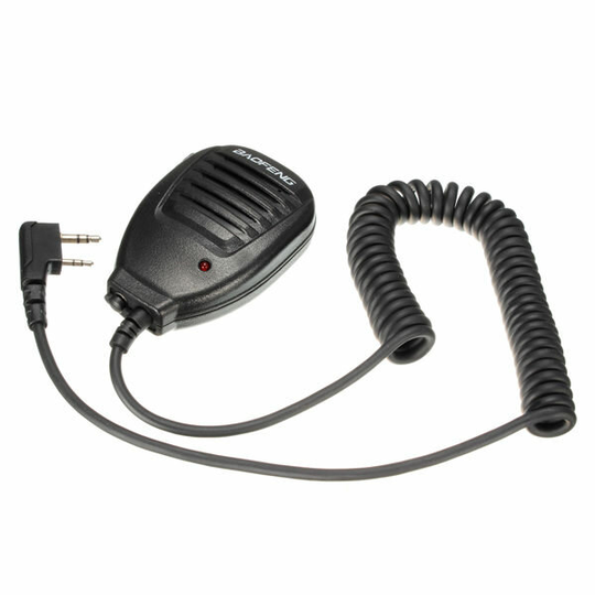 Tvåvägs Radio Walkie Talkie 2-poligradio-handhållen mikrofonhögtalare för Motorola BAOFENG PUXING