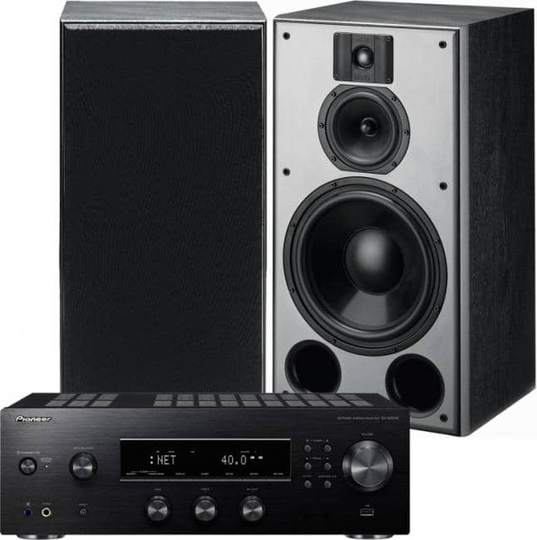 Indiana Line DJ 310 + Pioneer SX-N30AE stereopaketti