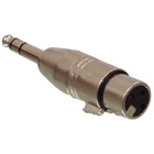6.35MM STEREO MALE TO 3PIN XLR FEMALE ADAPTER