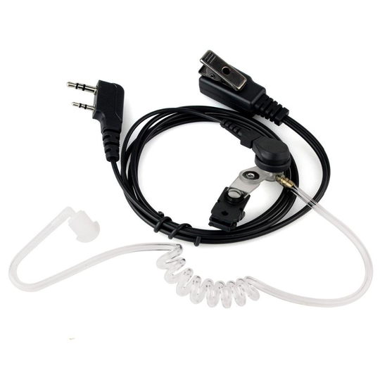 Retevis 2-stifts hörlurar hörlurar för Kenwood HYT BAOFENG UV-5R BF-888S Ham Radio Walkie