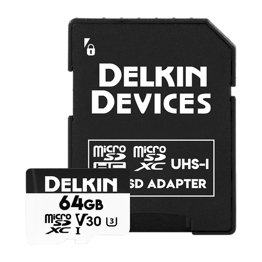Delkin Trail Cam Hyperspeed microSDHC (V30) R100/W75 64GB muistikortti