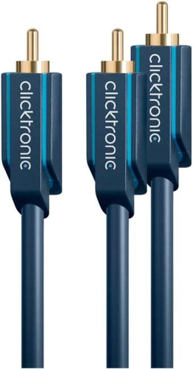 Clicktronic RCA-2xRCA subwooferkaapeli