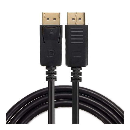 DisplayPort kaapeli - kullattu 1,8 m