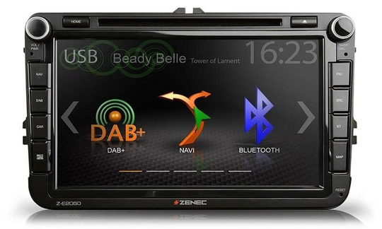 Zenec Z-E2050 multimediasoitin VW