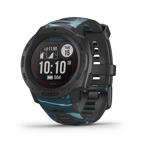 Garmin Instinct GPS Solar Surf Pipeline 010-02293-07