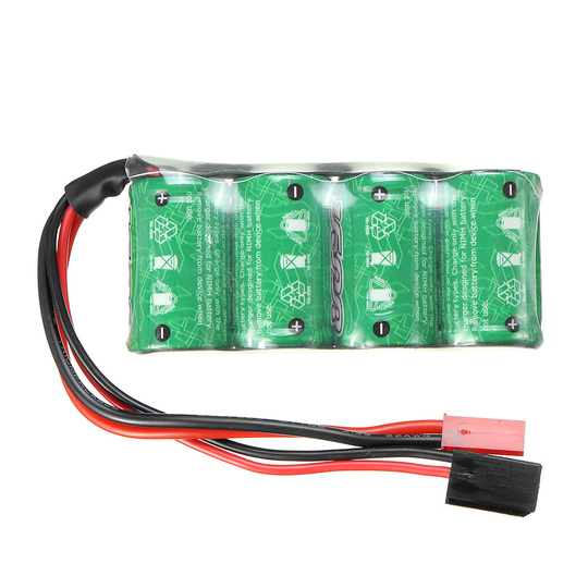Gens ACE 4,8V 1600mAh NiMH-batteri JST Futaba Plugg för RC Radiosändare Mottagare Servo TX