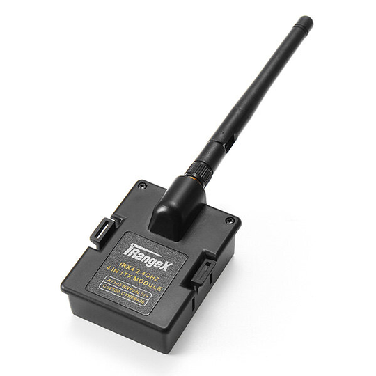 iRangeX IRX4 2.4G CC2500 NRF24L01 A7105 CYRF6936 4 IN 1 Multiprotocol ARM TX -modul med fodral