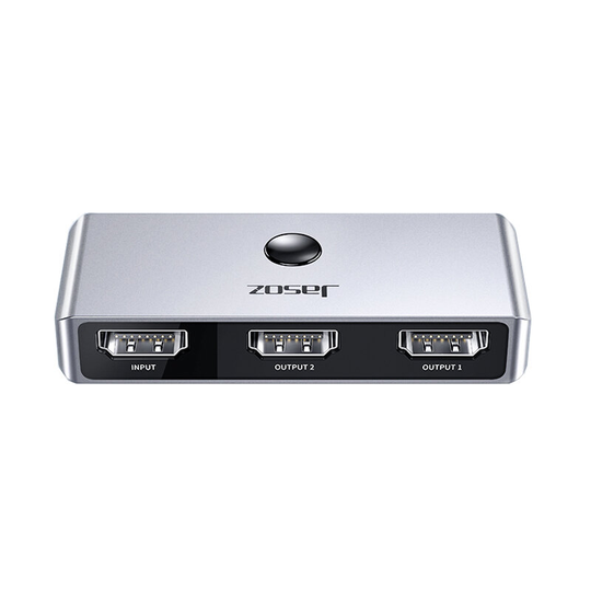 Jasoz HDMI Splitter 1 in 2 ut 4K Bi-Direction HDMI 2.0 Video Converter Adapter För PS4 XBox TV PC HDMI Kabel Monitor Swi