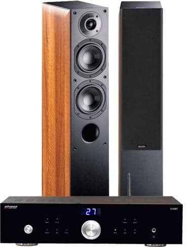 Indiana Line Notax 550 + Advance Acoustics X-i50BT stereopaketti, pähkinä