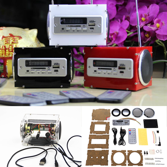 WangDaTao YD-BT001 DIY Multifunktion Trådlöst Bluetooth-ljud Elektroniskt kit Radioförstärkare Ljudproduktionssats