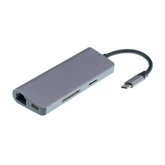 USB-C-keskitin 7 portilla