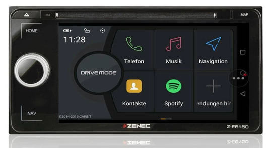 Zenec Z-E6150 multimedia soitin Toyota