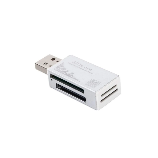 Kompakti USB-muistikortinlukija 4-in-1