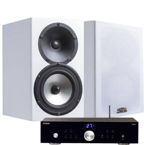 OR-15 Hi + Advance Acoustics X-i50BT stereopaketti, valkoinen