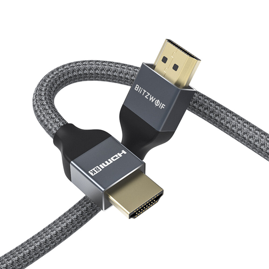 BlitzWolf® BW-HDC5 8K 48Gbps HDMI till HDMI-kabel 1m / 2m / 3m med HDMI 2.1 8K @ 60Hz 4K @ 120Hz 10K @ 60HZ 48Gbps Trans