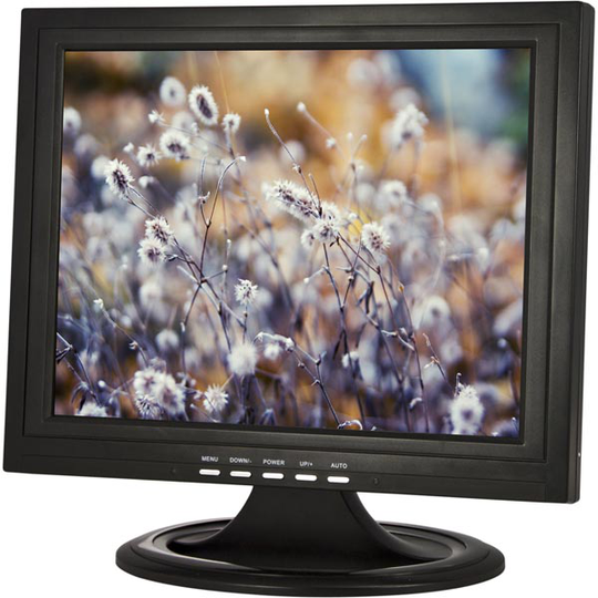 15 TFT-värinäyttö analoginen viritin kaukosäädin ääni-/VGA/HDMI-/komposiittivideoportit 12V musta"