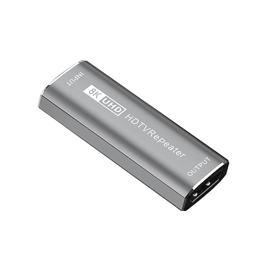 30M 8K UHD HDMI Reapter 2.1 HDMI-kompatibel kontakt HD-videokabel Signalförlängare 4K@60Hz 8K@30Hz för TV-bärbar dator