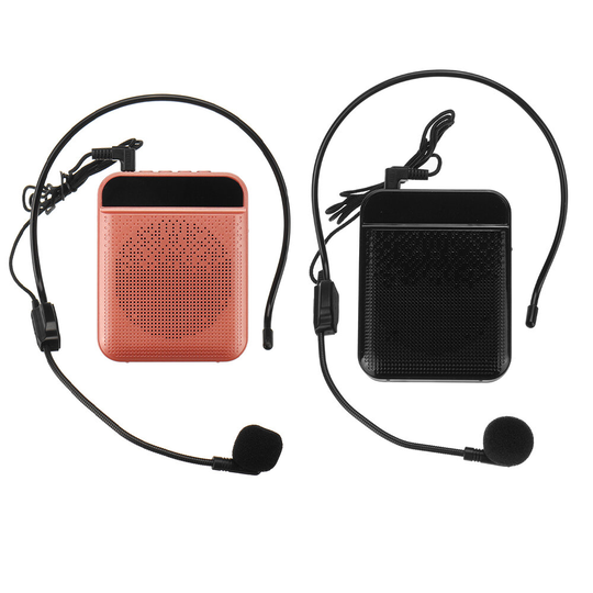 Bluetooth röstförstärkare högtalare bärbar multifunktionell högtalare med personlig mikrofon för undervisning och guide