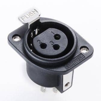 Furutech FT-786F(R) High End Performance Female XLR socket