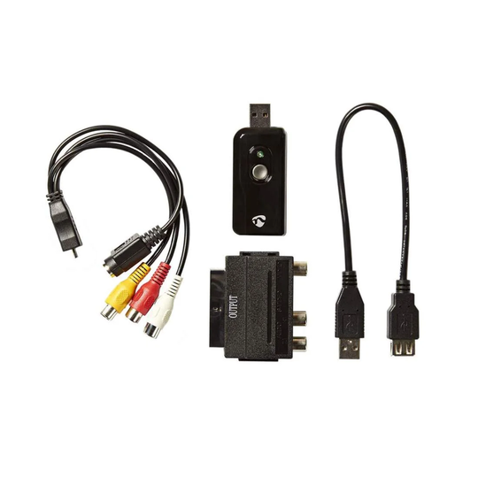 Muunnin - USB-RCA ja S-Video / Scart