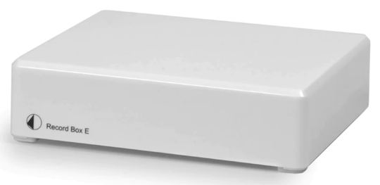 Pro-Ject Record Box E valkoinen, USB RIAA levysoitin esivahvistin