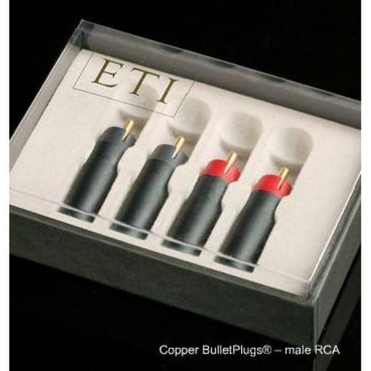 BulletPlug 4-Pack Male RCA Copper, kpl