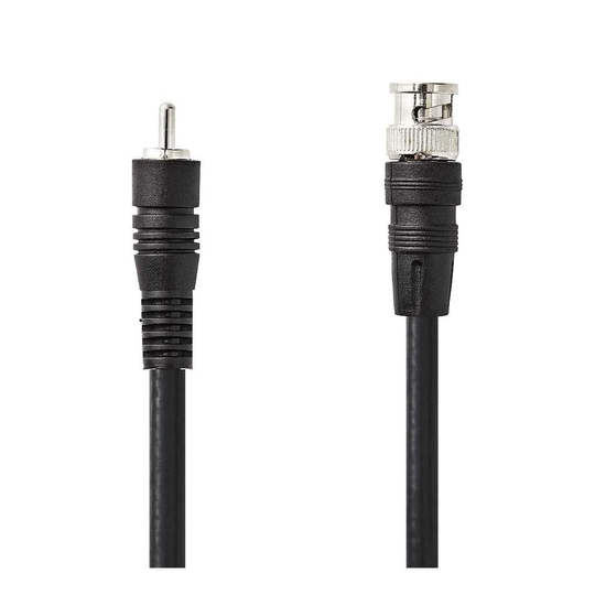AV-kaapeli, BNC-liitin RCA-liittimeen - 2 m