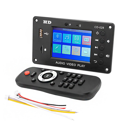Bluetooth 5.0 MP3 Ljudavkodare Musikspelare USB TF FM-radio DH Digital avkodningsmodul DIY Ljud Högtalarförstärkare
