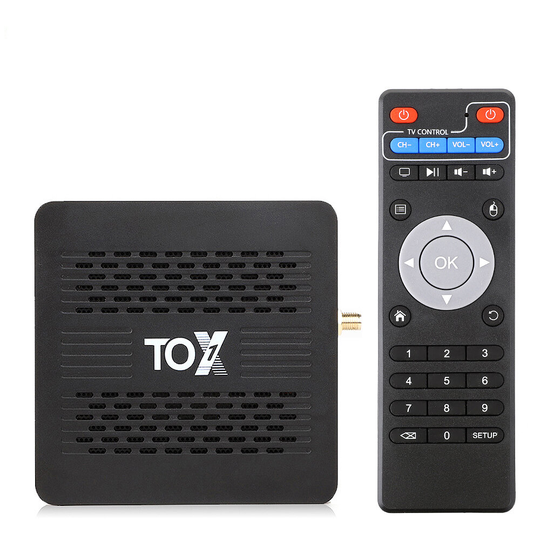 TOX1 S905X3 Smart TV Box Android 9.0 4G+32GB bluetooth 4.2 TVBOX med Dual Band WiFi Stöd OTA 1000M Ethernet 4K Media Pla