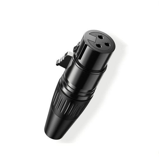 Ugreen 3-stifts XLR-hona-adapterkontakt XLR-mikrofon ormplugg Mikrofonhögtalare Audio-kontakt AV162
