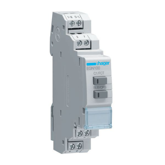 Hager EGN100 Kellokytkin 1 kanava, 230 V, 10 A