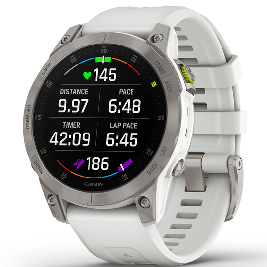 Garmin Epix (gen2) Sapphire White – AMOLED älykello 010-02582-21