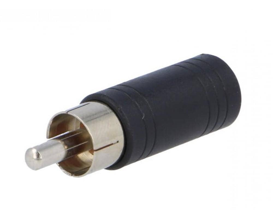 3.5mm naaras plugi RCA uros liittimeksi