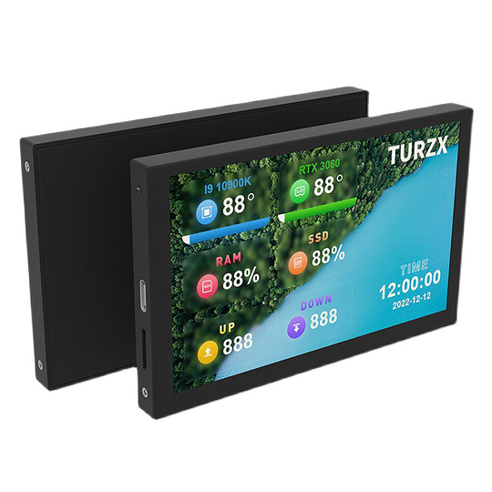5 tum IPS Dator sekundär skärm USB Chassi Underskärm 800x480 Type-C Bildskärm för PC Dator CPU GPU RAM HDD Freely AIDA64