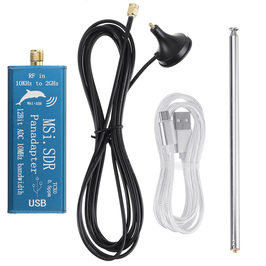 10kHz ~2GHz Broadband Software Radio MSI.SDR Mottagare FM HF AM UHF VHF HAM Radio