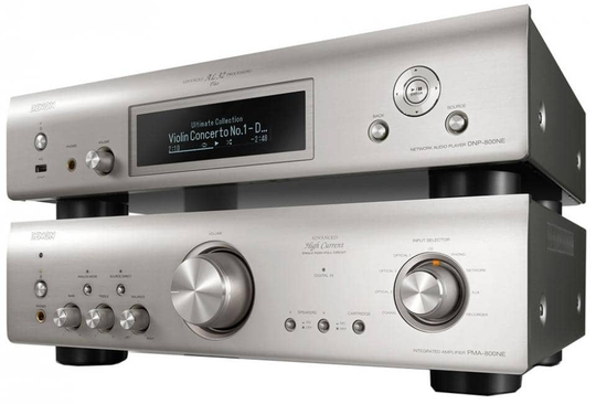 Denon PMA-800 + DNP800 paketti, hopea