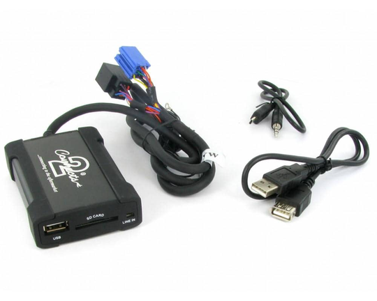 Volkswagen autokohtainen USB AUX 3.5mm adapteri, CTAVGUSB003