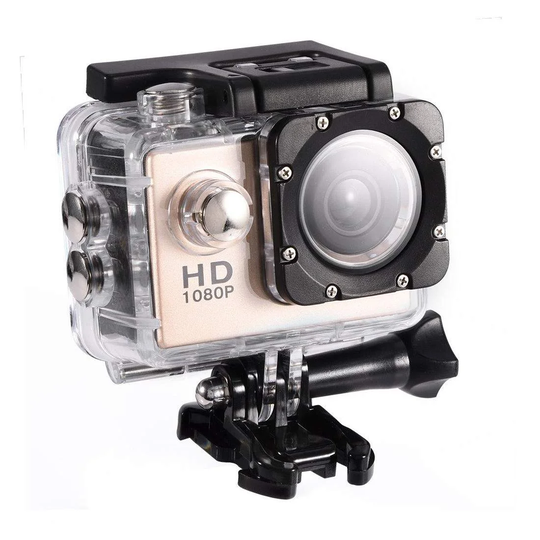 Sports Cam Full HD 1080p/720p - Tarvikkeilla, Kulta