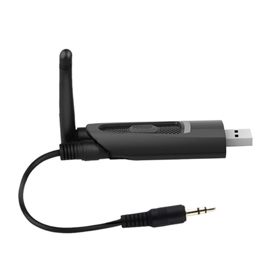 USB bluetooth 5.0 sändare bluetoothadapter låg latens för TV trådlös USB 3.5mm AUX / 2 RCA ljudadapter för PS4 PC