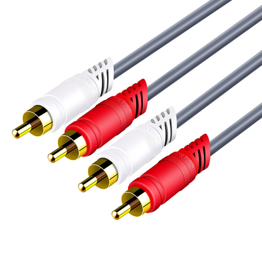 2rca till 2rca datakabel ljudkabel 1,5 / 3 / 5m ljudkabelanslutning Wire högtalare ljudkabel högtalare ljudanslutning