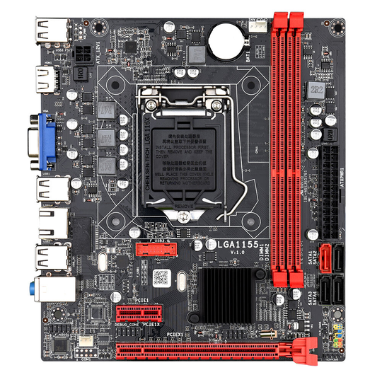 SZMZ B75M M-ATX Gaming Moderkort DDR3-stöd Intel Core i3 i5 i7 Celeron Pentium LGA 1155-processor