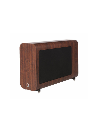 Q acoustics q3060s aktiivisubwoofer, pähkinä