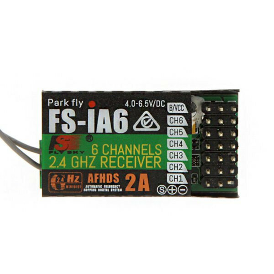 FlySky FS-iA6 2.4G 6CH AFHDS mottagare för FS-i10 FS-i6 sändare